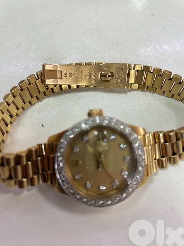 gold and diamond watch 1