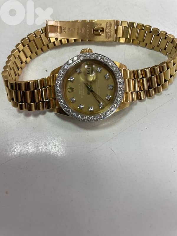 gold and diamond watch 2