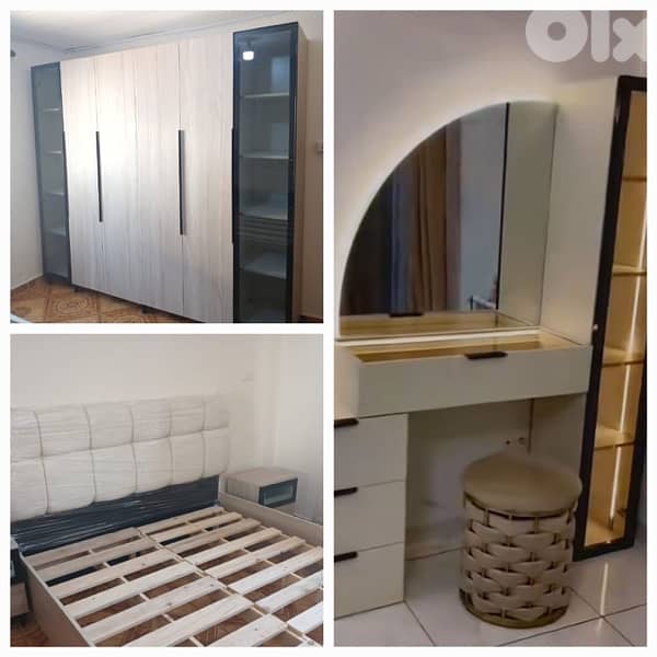 غرفة نوم كاملة جديدة من المعمل بافضل الاسعار 0