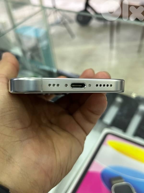 iphone 16 pro 256gb white battery 91% ktir ndif 5