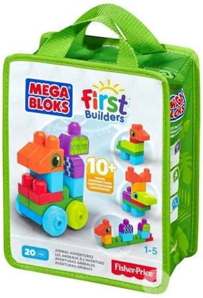 mega bloks , fischer price builder set 20pc