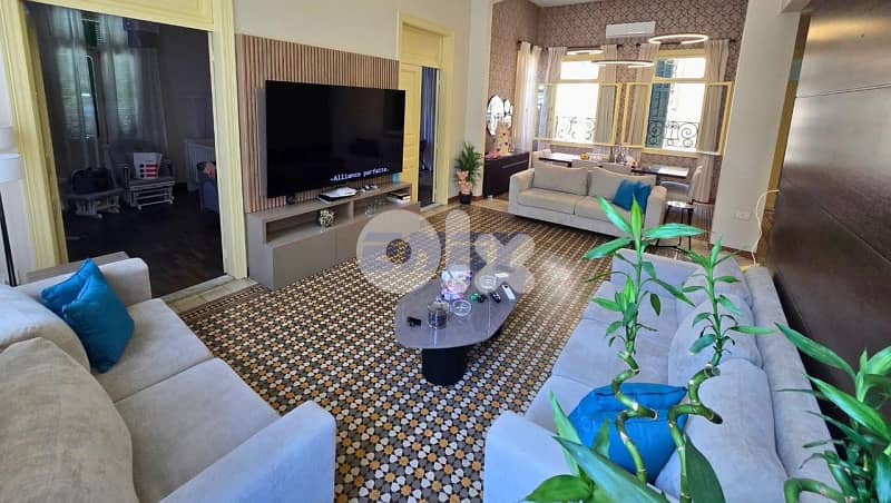 Apartment for Rent in Achrafieh | Vintage Fully Renovated| Catchy Area 0