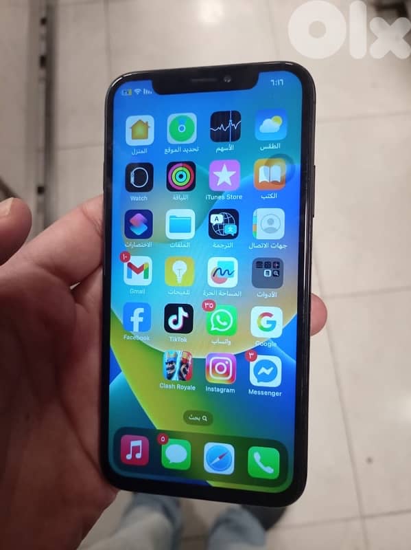 iphone x64gb بيع او تبديل اقراء الوصف 0