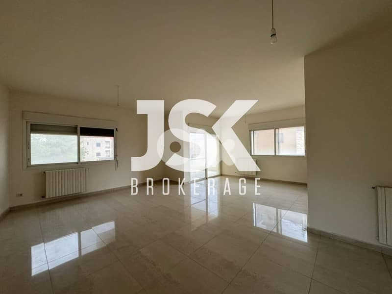 L19727 - Spacious Apartment With Terrace For Rent in Mansourieh 0