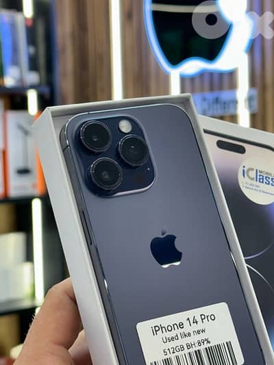 iPhone 14Pro 512GB like new BH: 89% super clean
