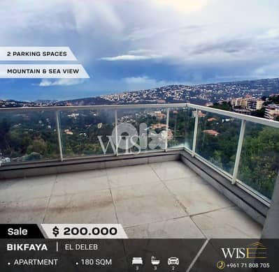 180 SQM Apartment for SALE in Bikfaya - El Deleb!