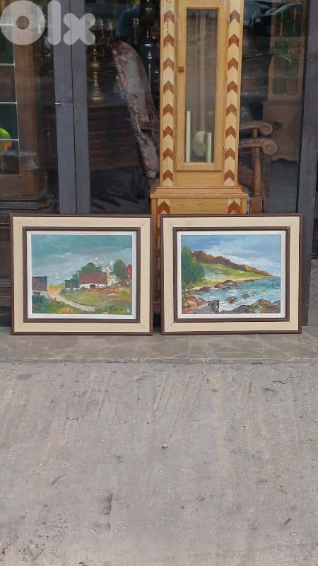 لوحات رسم زيتي اوروبيات 1