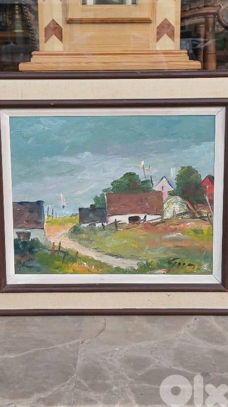 لوحات رسم زيتي اوروبيات 9