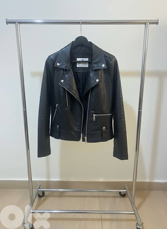 bicker faux leather jacket 0