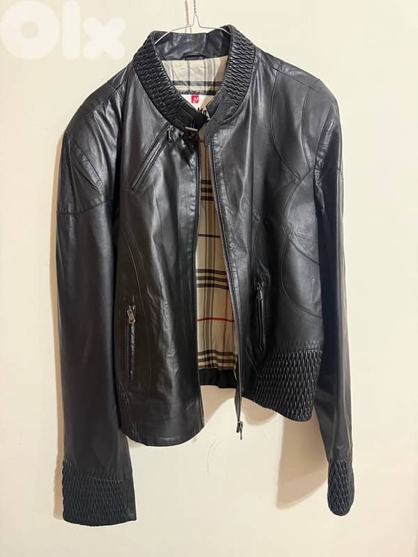 Lamb leather jacket very good condition and quality 1