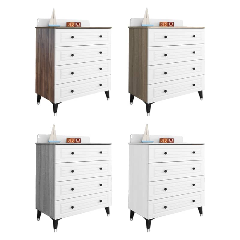 Wooden Baby Bed With Closet Treasury And Dresser Set - مجموعة سرير خشب 2