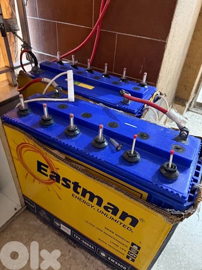 Eastman Tubular Deepcycle Battery 300A for UPS and Solar systems