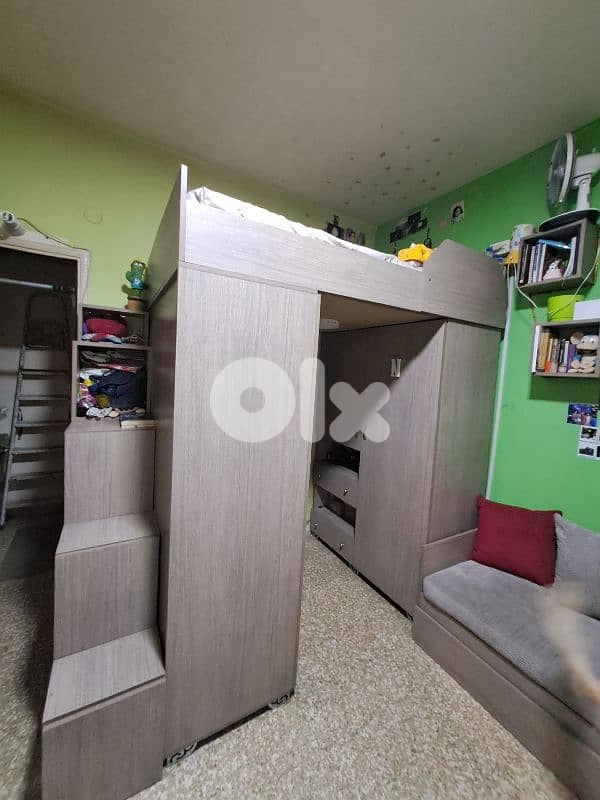 غرفة نوم تختين 0