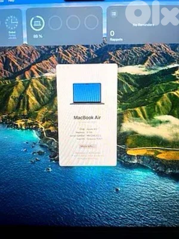 MacBook Air - M2 - 15 inch (8GB Ram , 256GB) 1