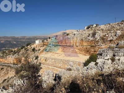 1300 m2 land+mountain view 4sale in Zaarour - أرض للبيع في الزعرور