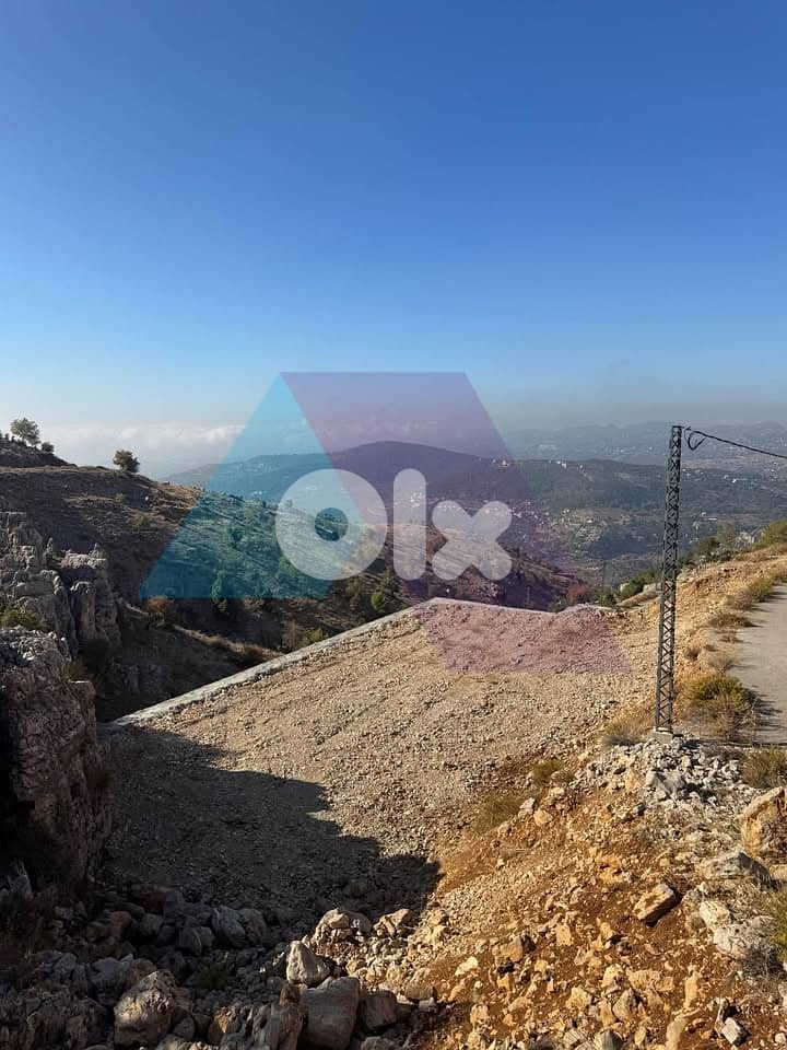 1300 m2 land+mountain view 4sale in Zaarour - أرض للبيع في الزعرور 4