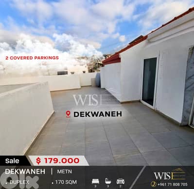 170 SQM Apartment for SALE in Dekwaneh!