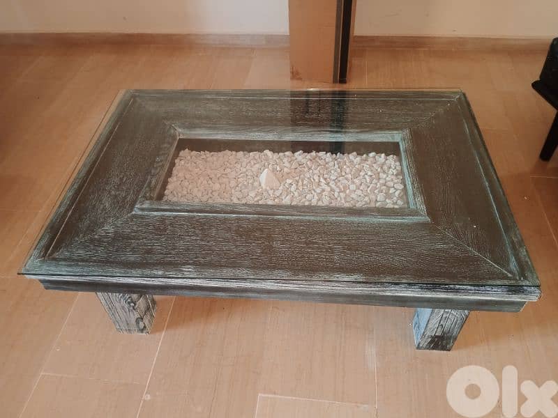 sofa  leather and table 3