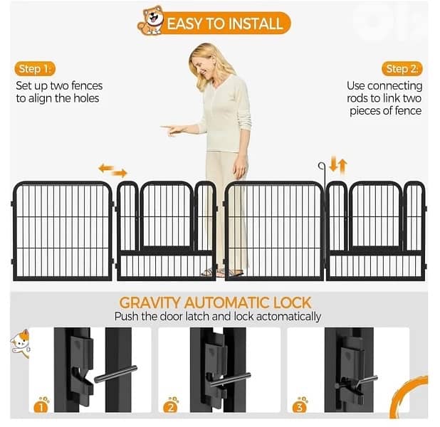 fence six pannels for dogs high quality 0