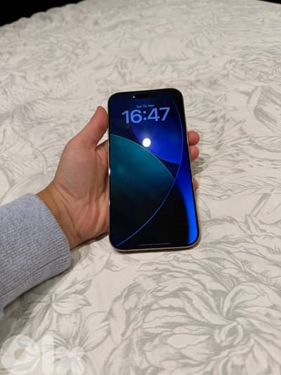 iphone 16 pro max used like new , esim & 2 sim card  desert color