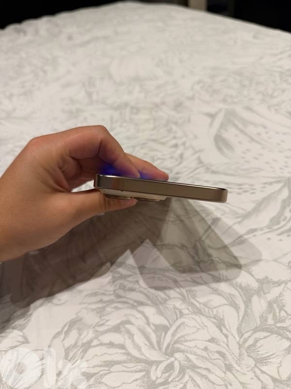 iphone 16 pro max used like new , esim & 2 sim card  desert color 1