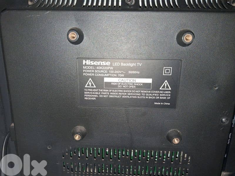 Hisense 40 inch TV 2