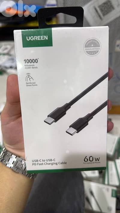 Ugreen usb-c to usb-c 1m 60w black