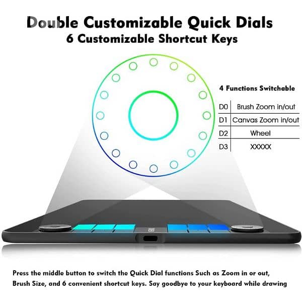 Veikk Vk1060 Pro  Digital drawing pen tablet 2