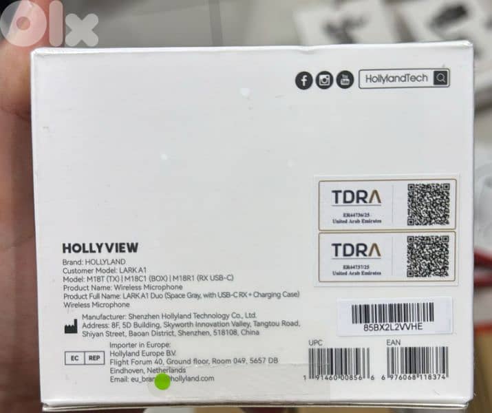 Hollyland Lark A1 Wireless Lavalier Microphone Duo Usb-c 1