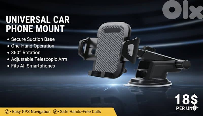 Universal car phone mount 0