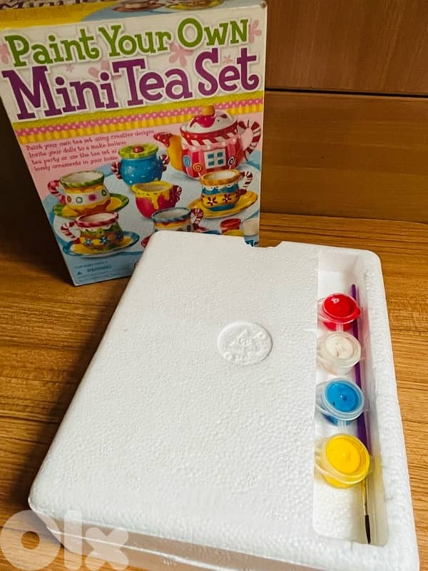 Paint-Your-Own Mini Tea Set 1