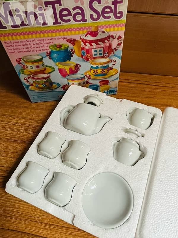 Paint-Your-Own Mini Tea Set 3