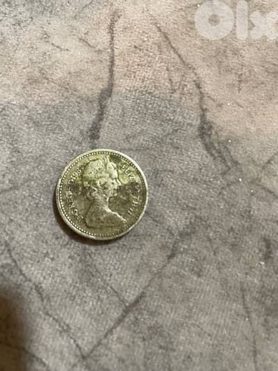 Rare 1984 one pound coin