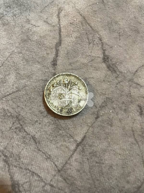 Rare 1984 one pound coin 2