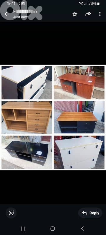 طاولات اوروبي شبه جديد 0