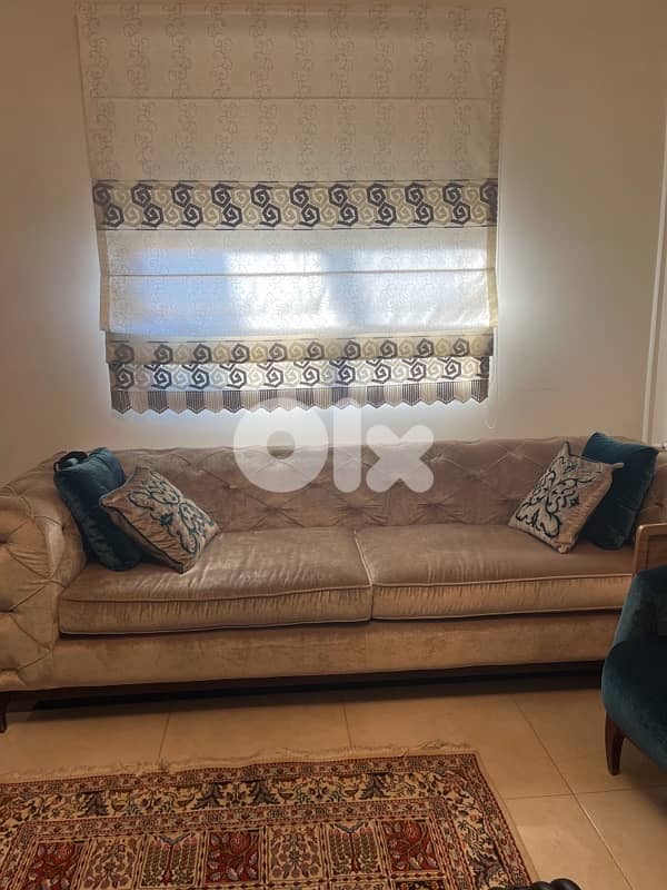 living room 2 big couches 2 arm chairs 1