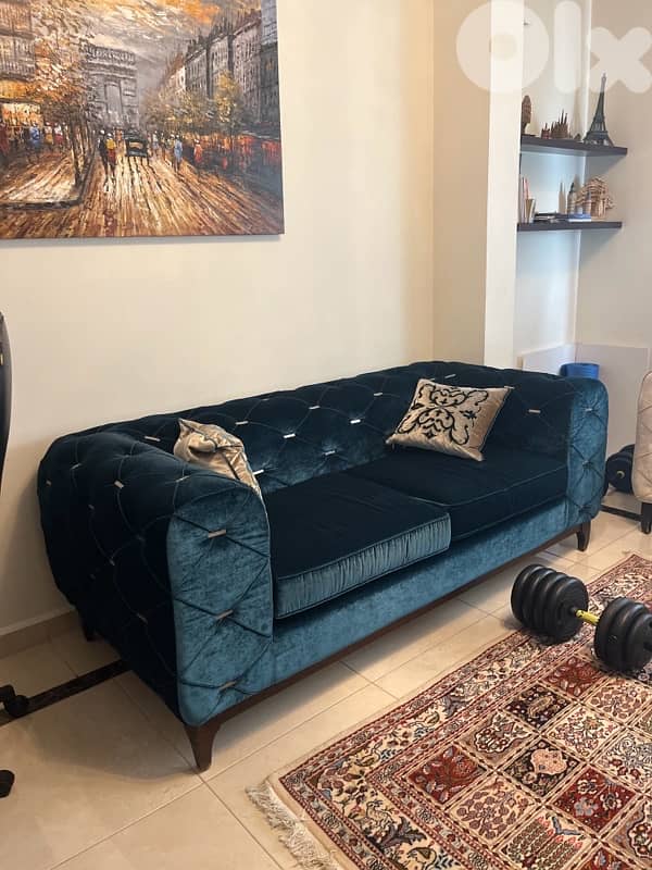 living room 2 big couches 2 arm chairs 2