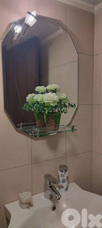 حمام كامل عدد٢ (كرسي مغسلة بيديه),مع مراية برادي 3