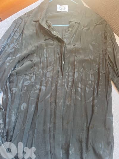 trendy and stylish olive green shirt