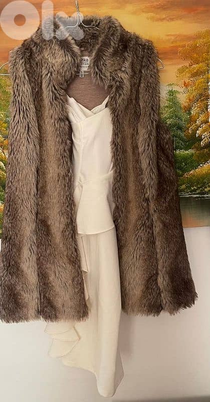 Bershka fur jacket 0