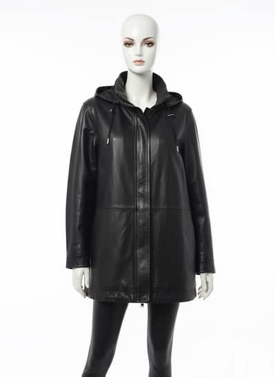 leather jacket oversize