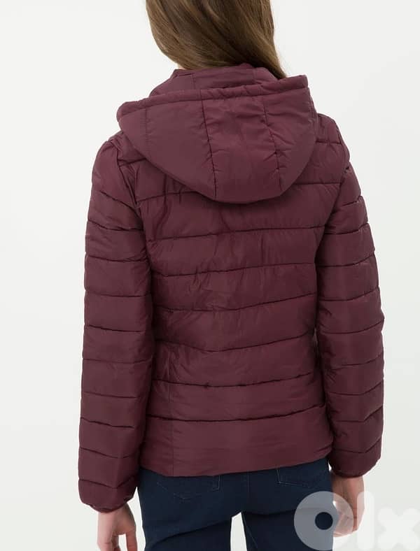 burgundy small jacket 1