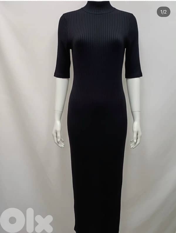 massimo dutti dress black size medium 0