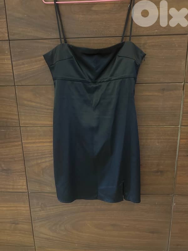 Bershka short satin evening dress 0