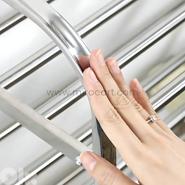 Premium Stainless Steel Shoe Rack – Heavy-Duty, Holds 15+ Pairs 7