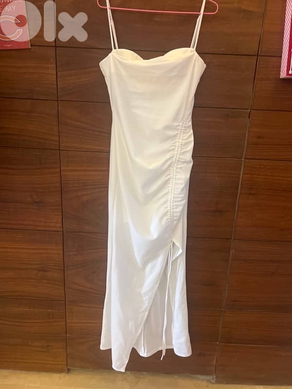 Crankum long white dress 0