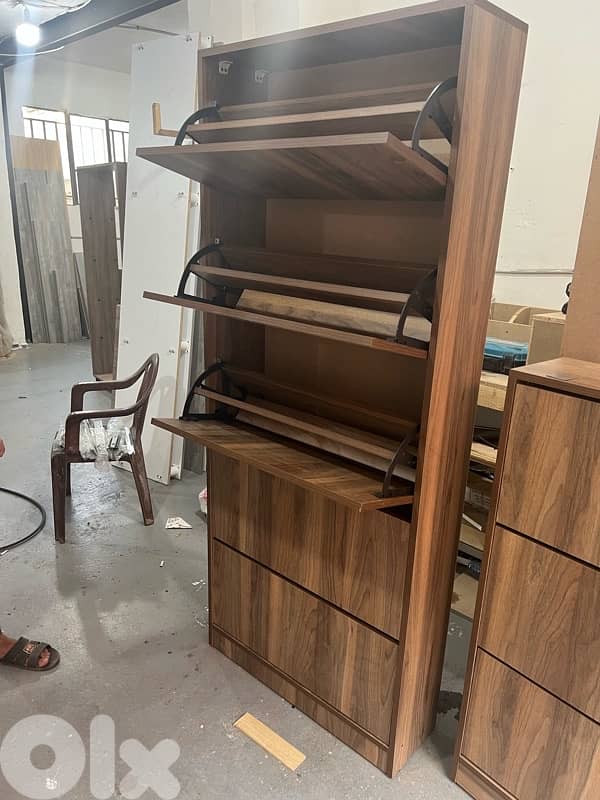 خزانة احذية قلاب جديدة من المعمل بافضل الاسعار 0