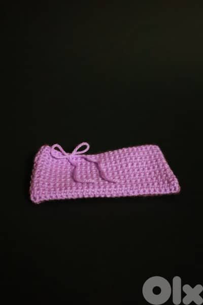 etui handmade purple