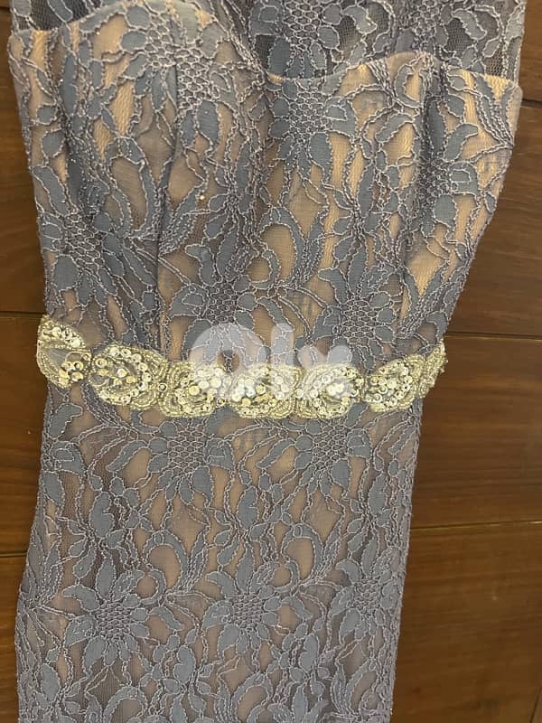 long party laced dress 1