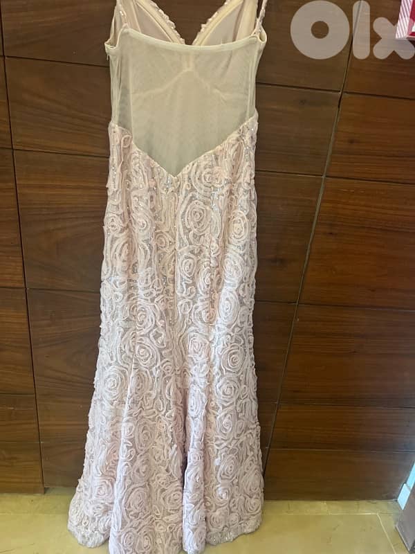 Party light pink dress 2